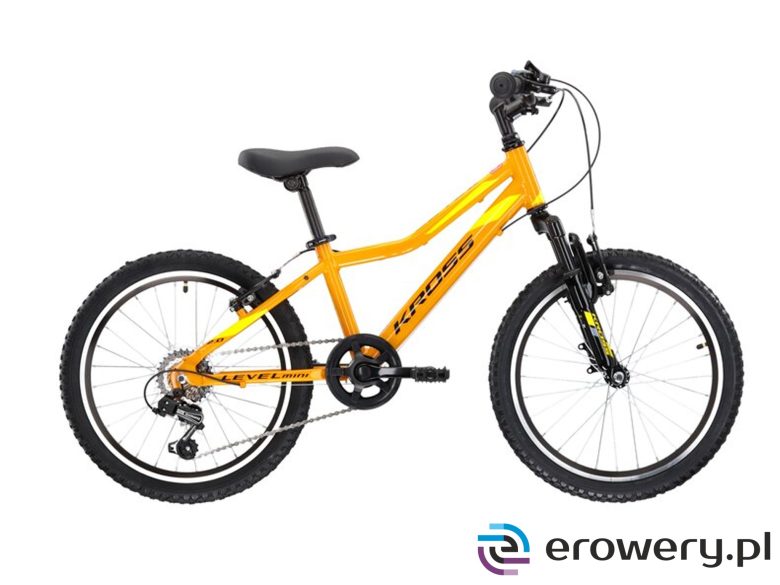 rower 20 cali dla chłopca żółty